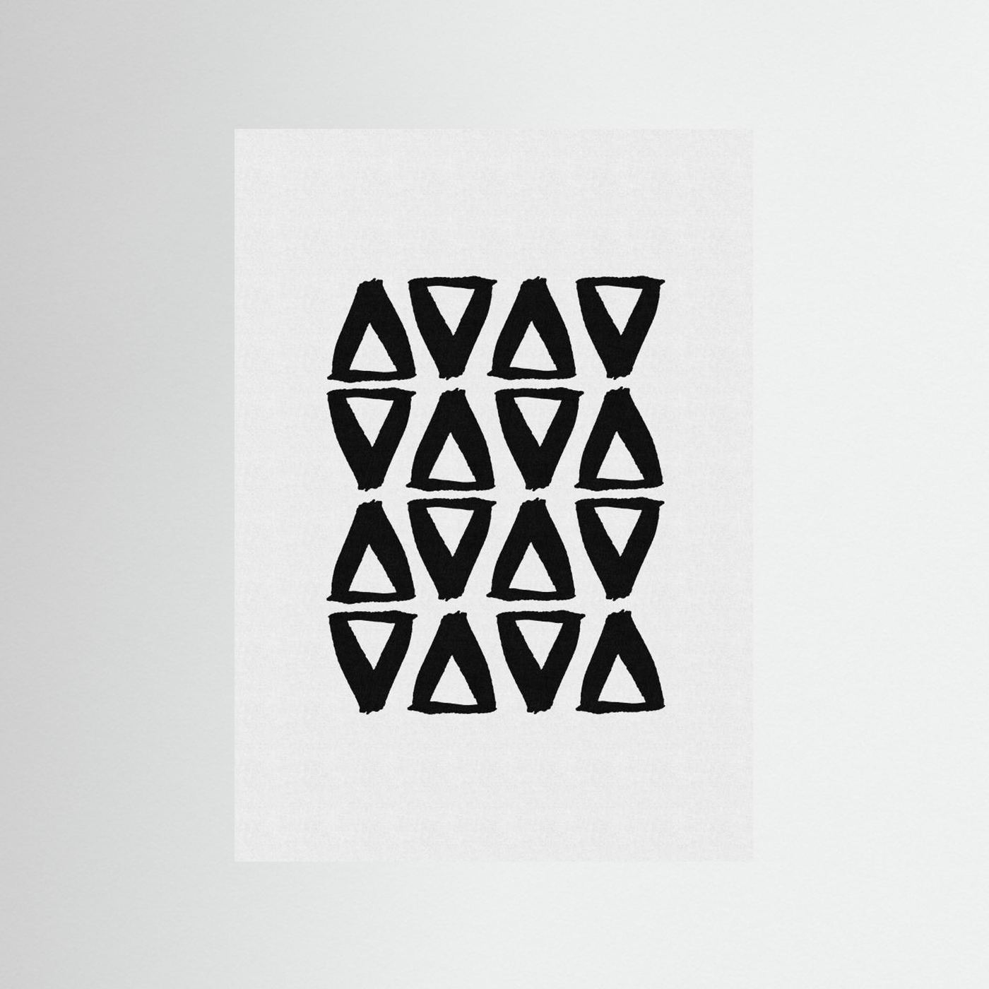 Black and White Abstract II by Orara Studio