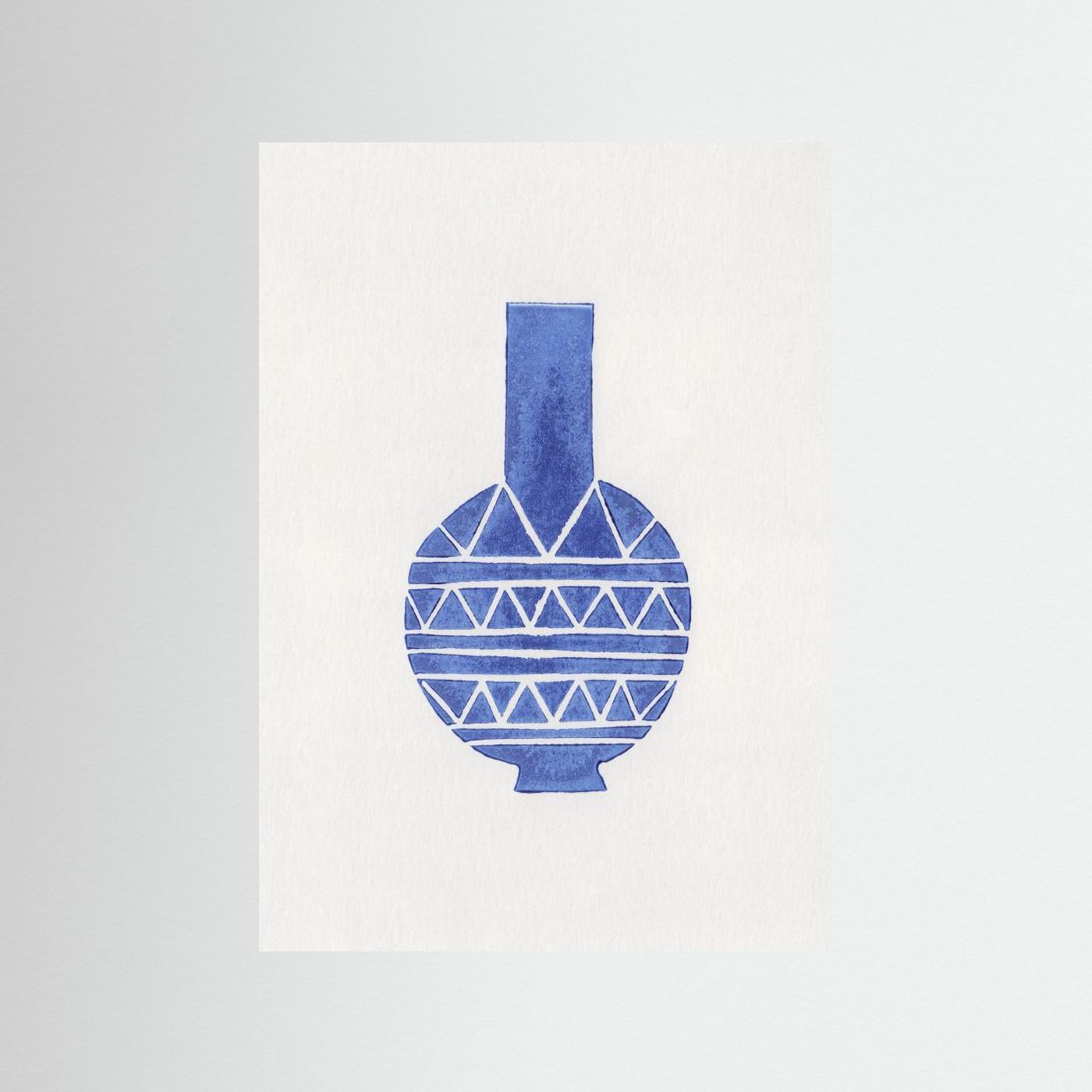 Linocut Vase #8 by Alisa Galitsyna