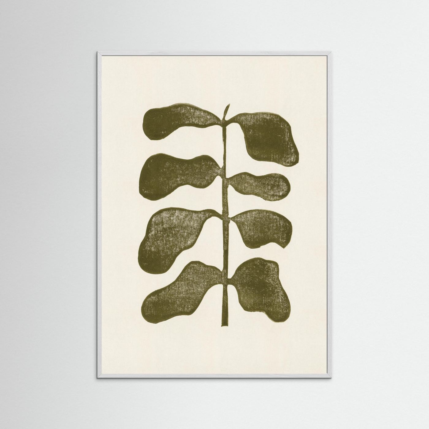 Linocut Plant by Alisa Galitsyna