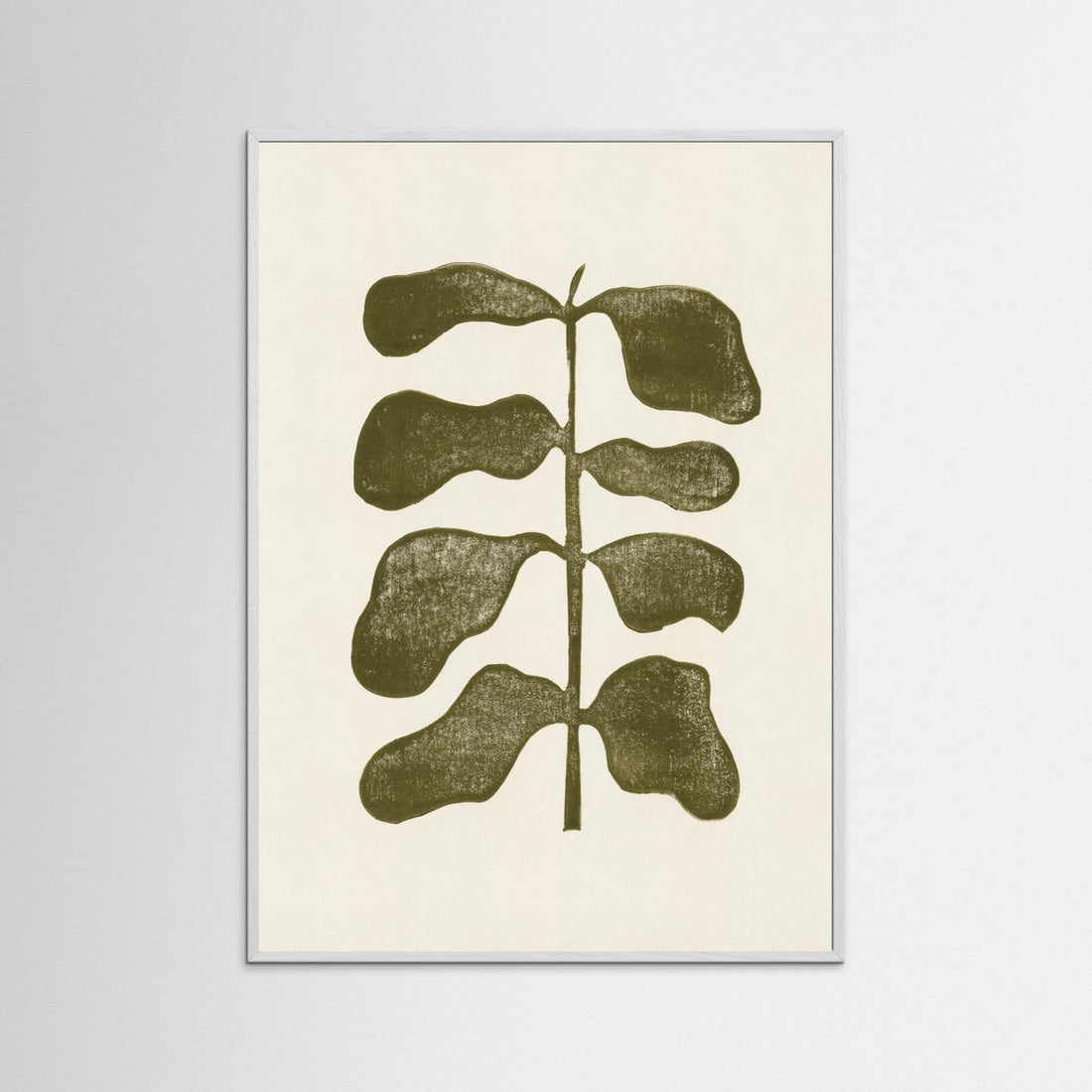 Linocut Plant by Alisa Galitsyna