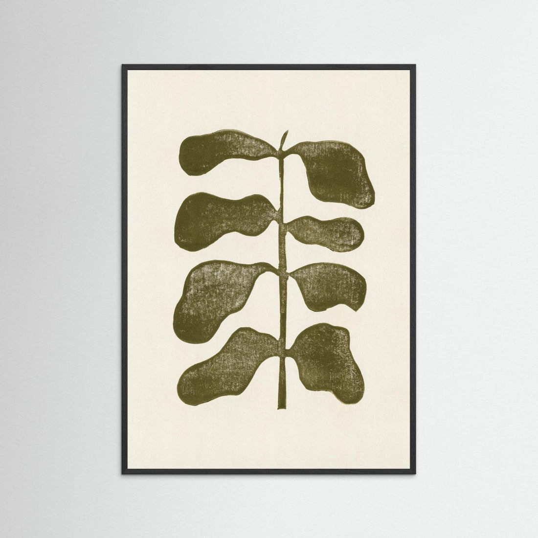 Linocut Plant by Alisa Galitsyna