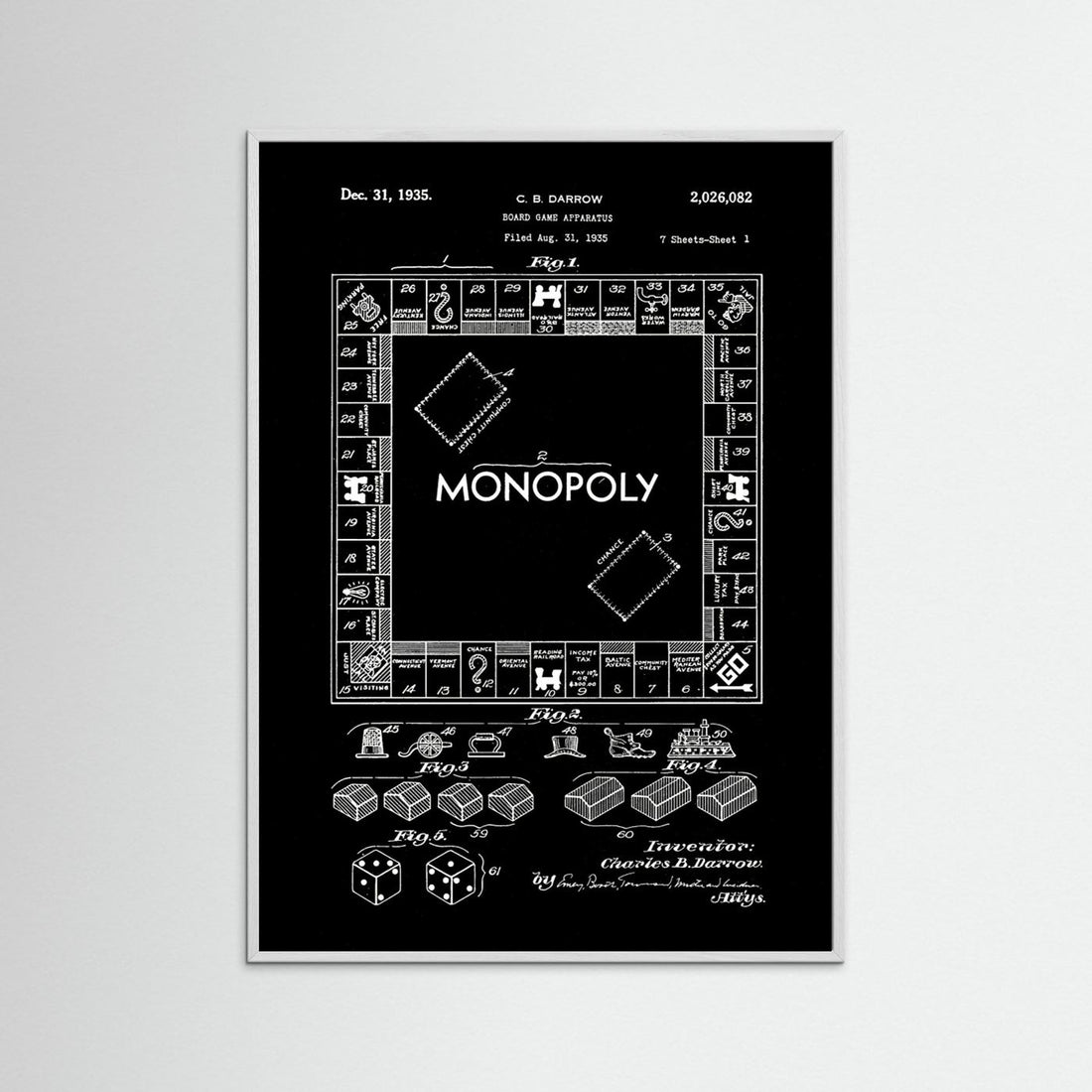 Board Game Patent 1935 by Andreas Magnusson