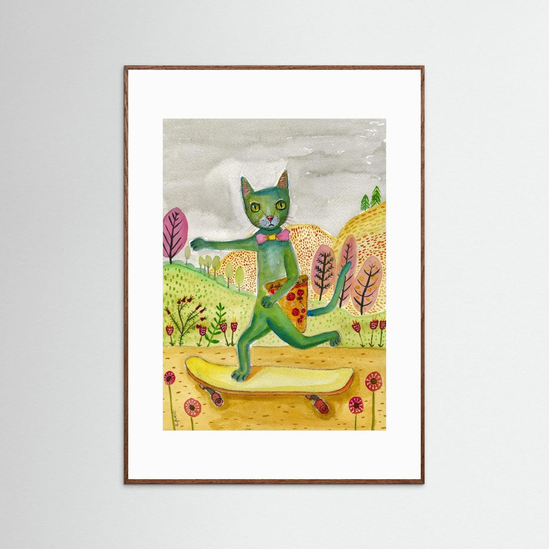 Pizza Cat by Sharyn Bursic