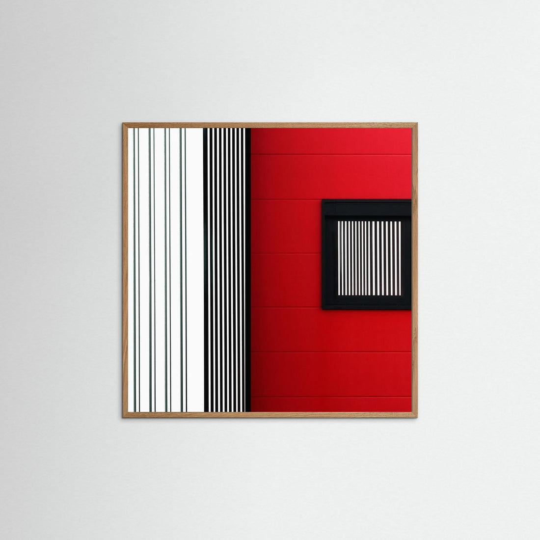 Bold Red Geometry by Hans Wolfgang Hawerkamp