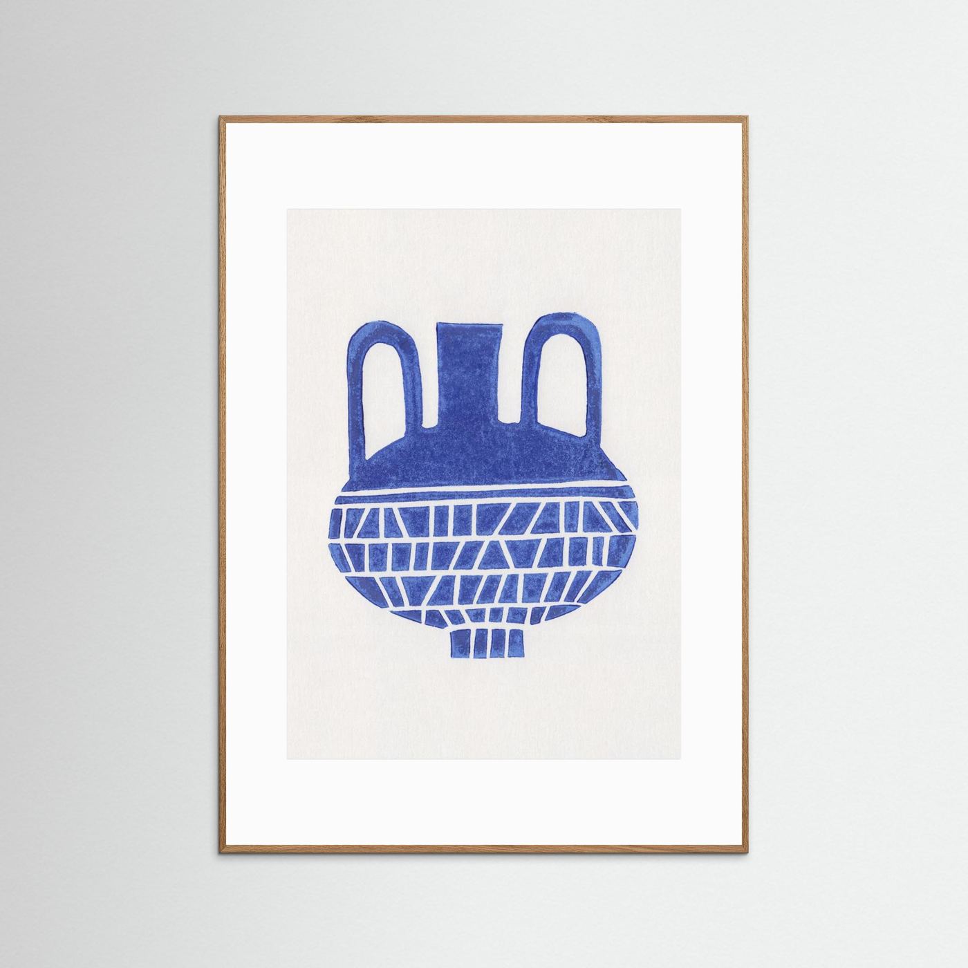 Linocut Vase #6 by Alisa Galitsyna