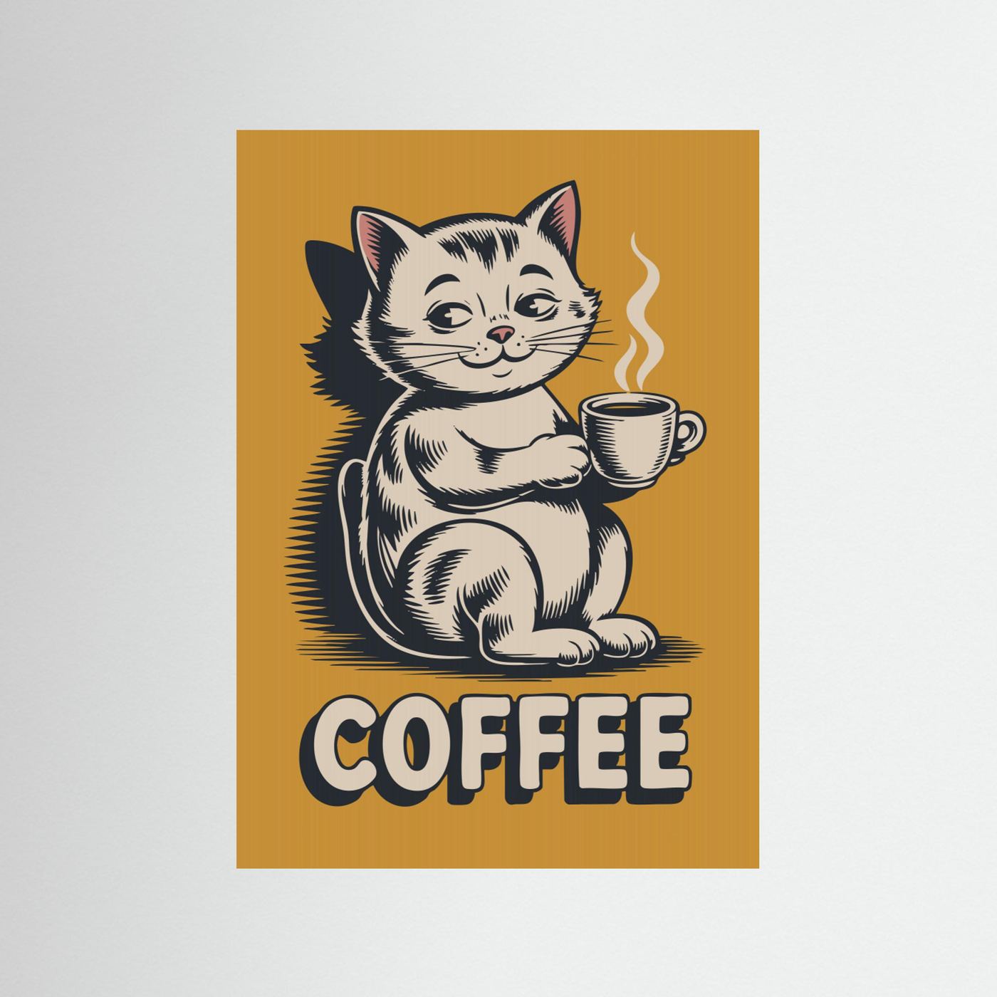 Coffee Cat by Andreas Magnusson