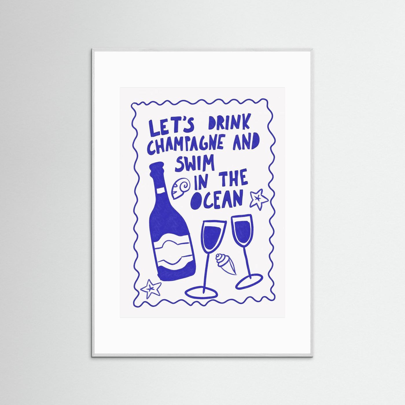 Champagne by the ocean by Athene Fritsch