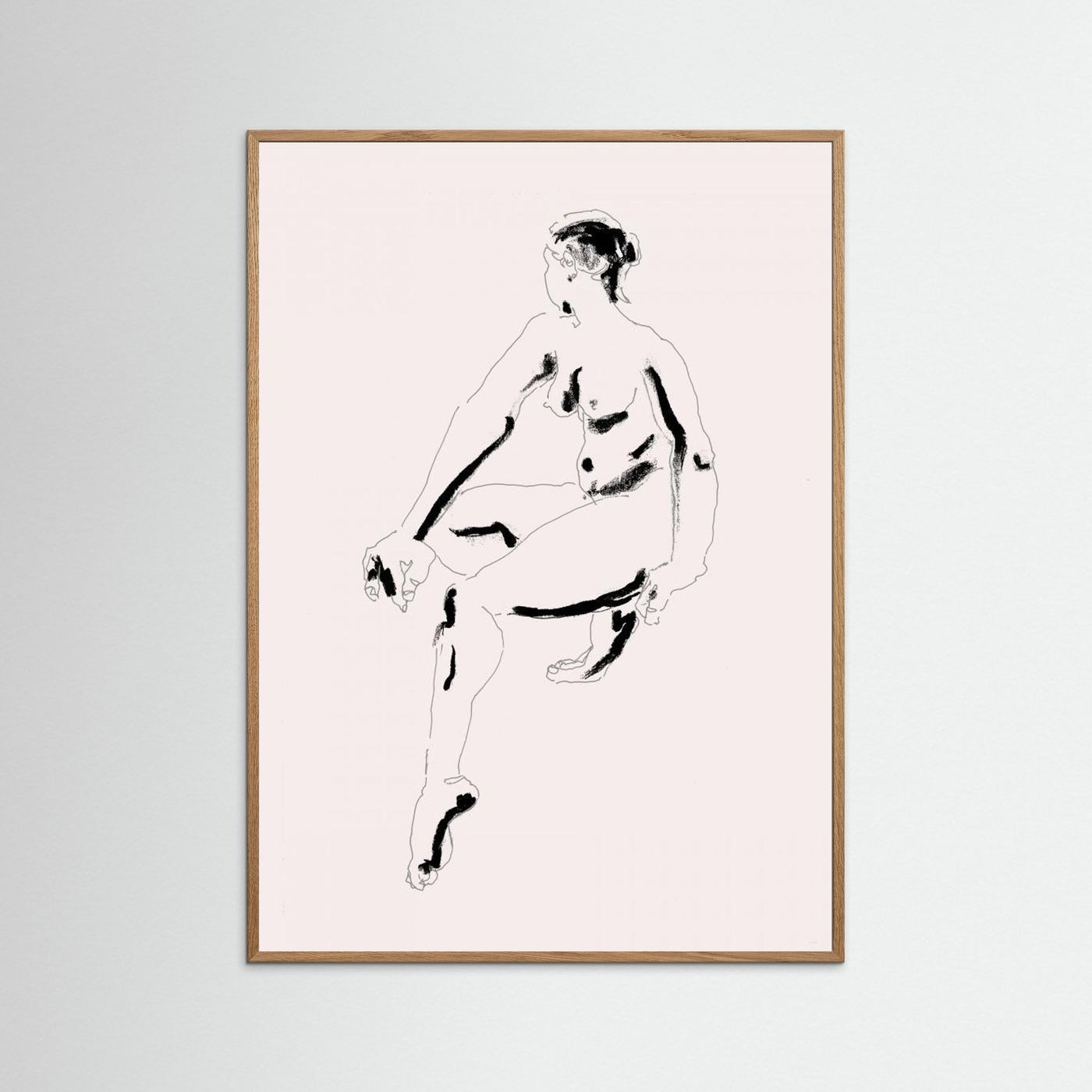 Naked Woman Black and White by Francesco Gulina