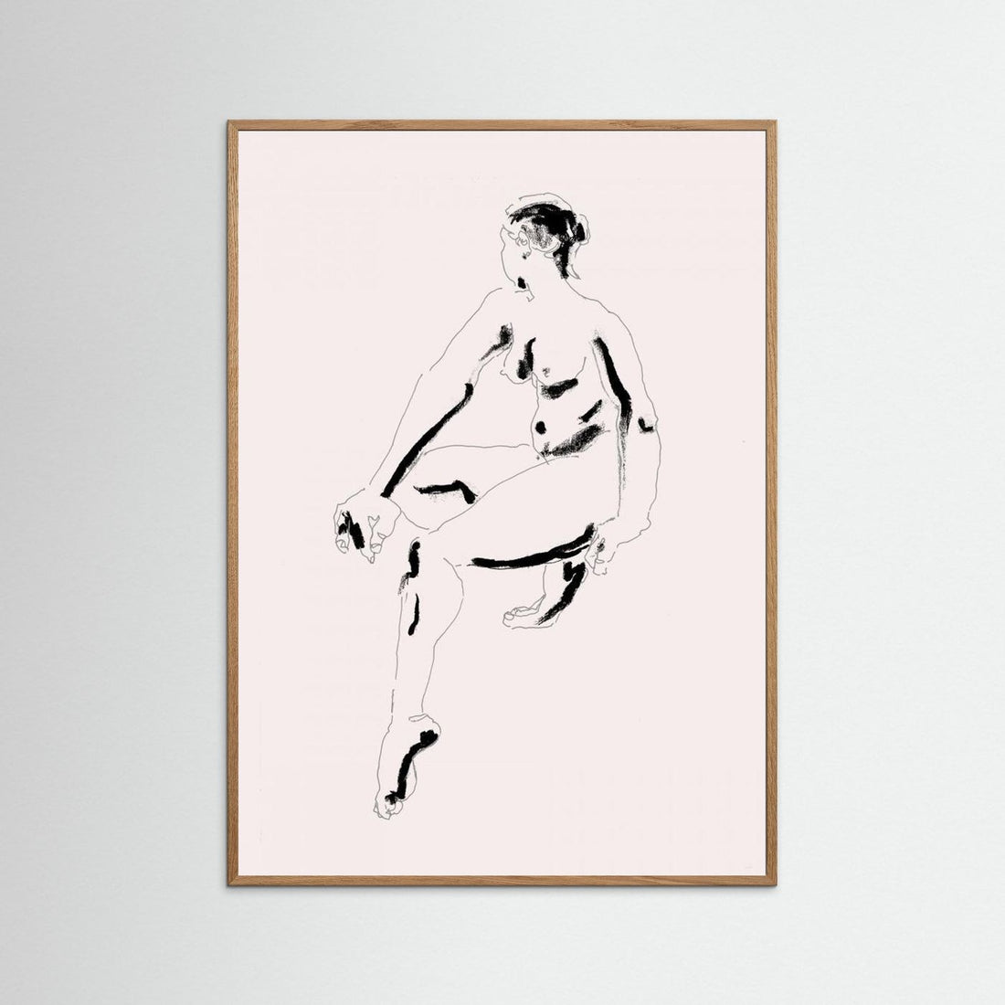 Naked Woman Black and White by Francesco Gulina