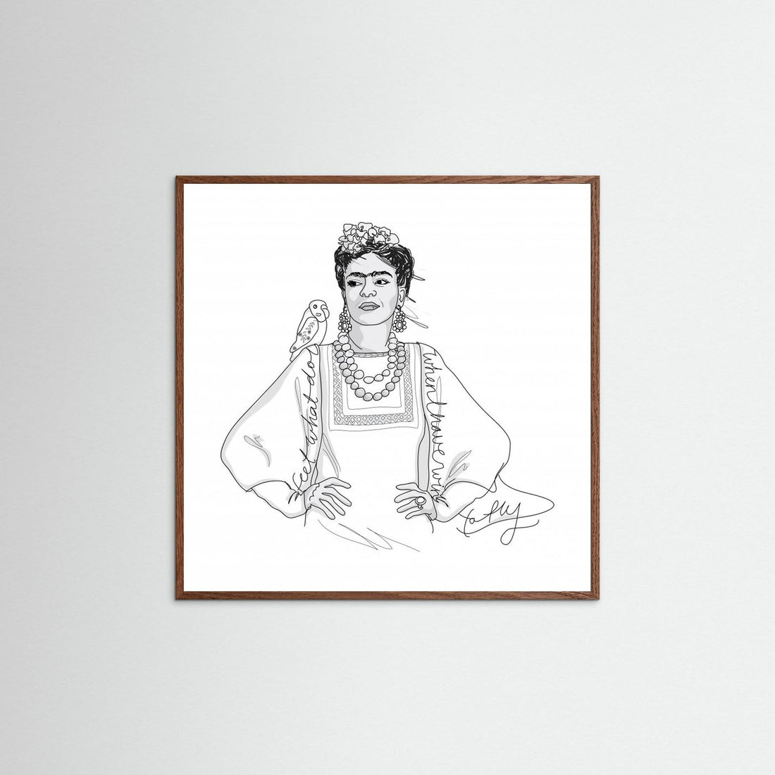Frida Black and White by Christina Heitmann