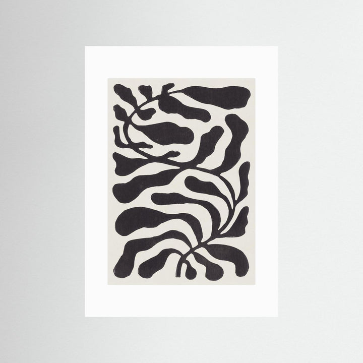 One Hundred-Leaved Plant #21 / Lino Print by Alisa Galitsyna