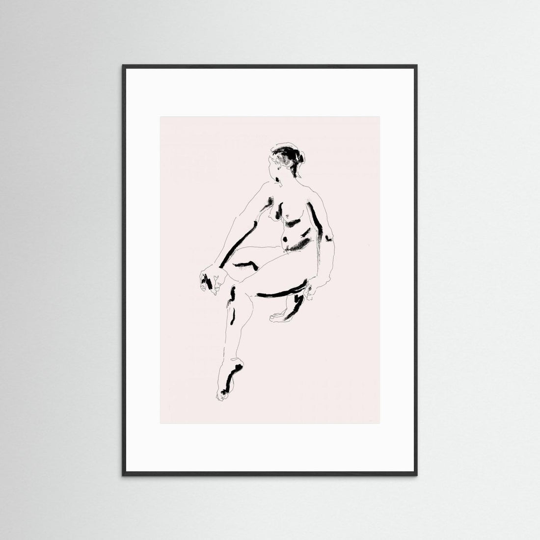 Naked Woman Black and White by Francesco Gulina