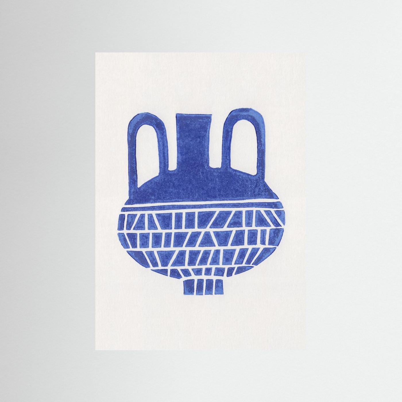 Linocut Vase #6 by Alisa Galitsyna