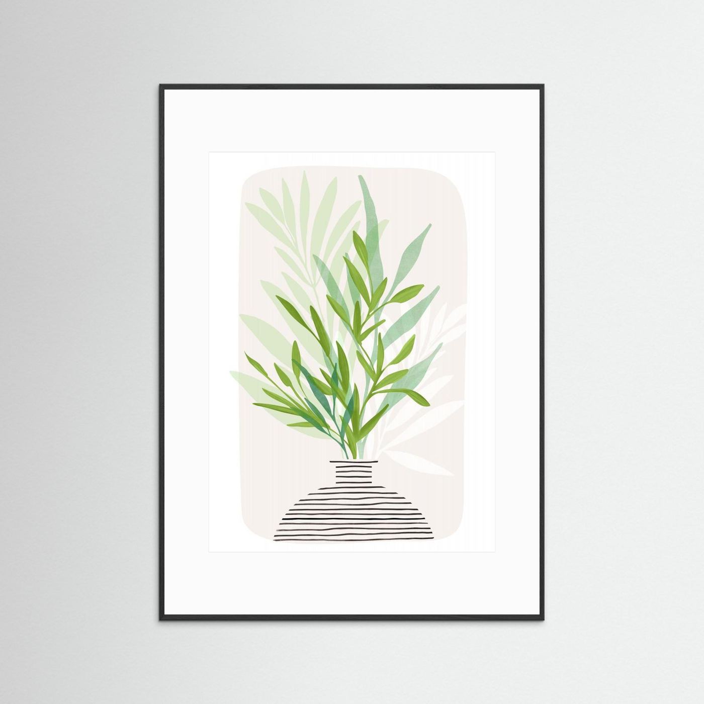 Painted Olive Branch Still Life by Kristian Gallagher
