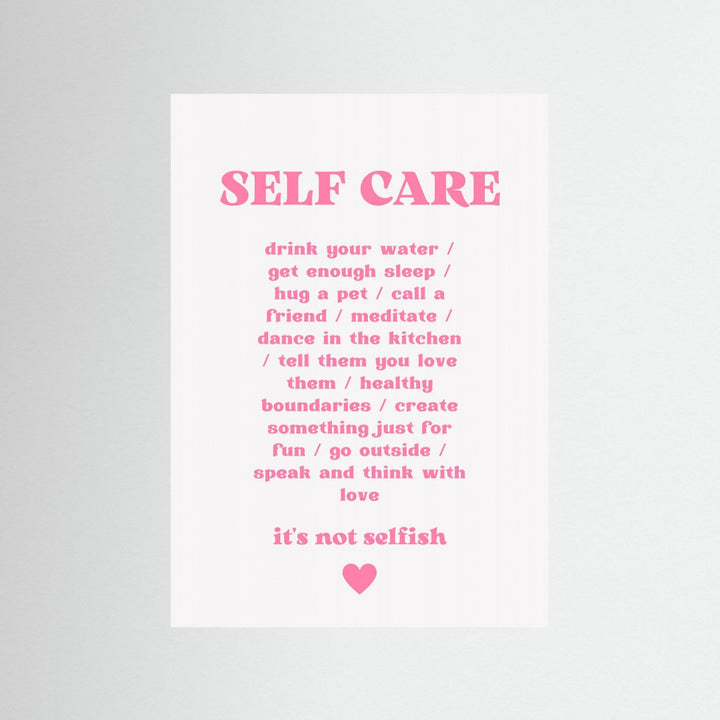 Self Care by Athene Fritsch