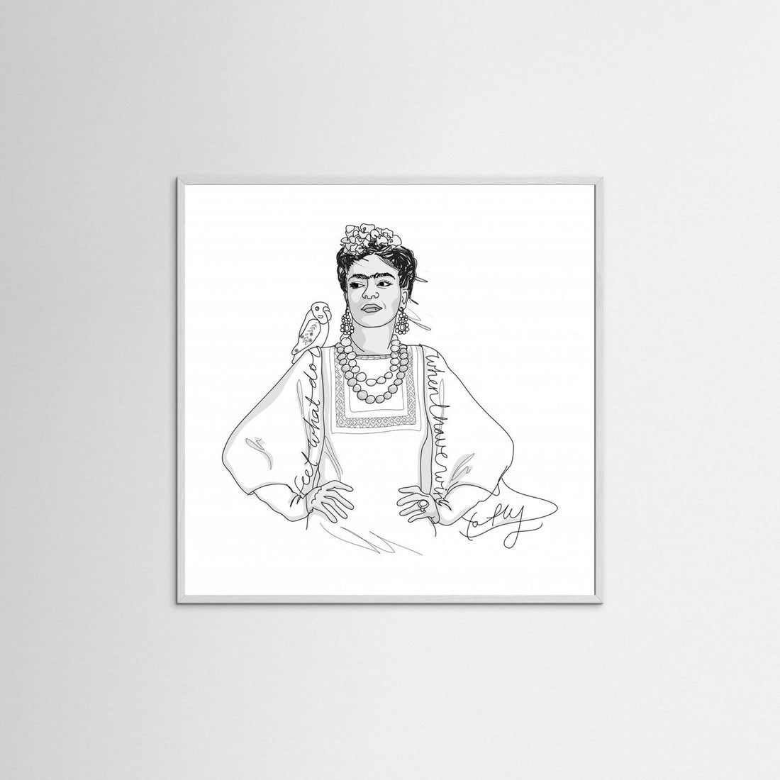 Frida Black and White by Christina Heitmann