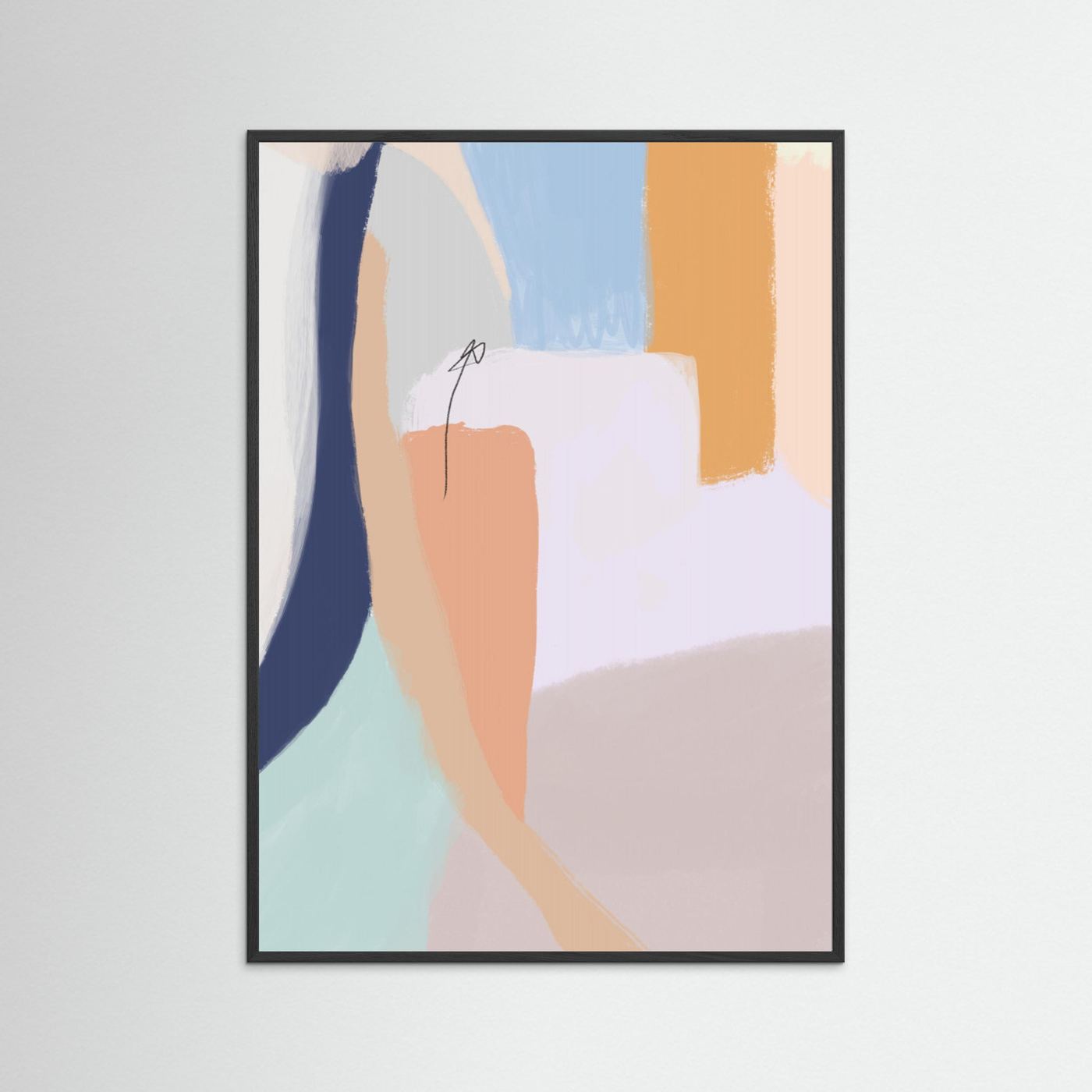 Soft Pastel Hues and Bold Brushstrokes by Uplusmestudio