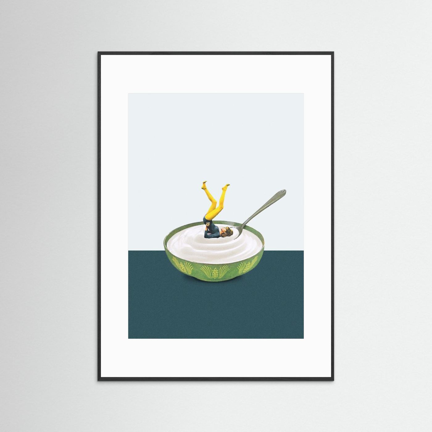 Yoga in my yogurt by Maarten Léon
