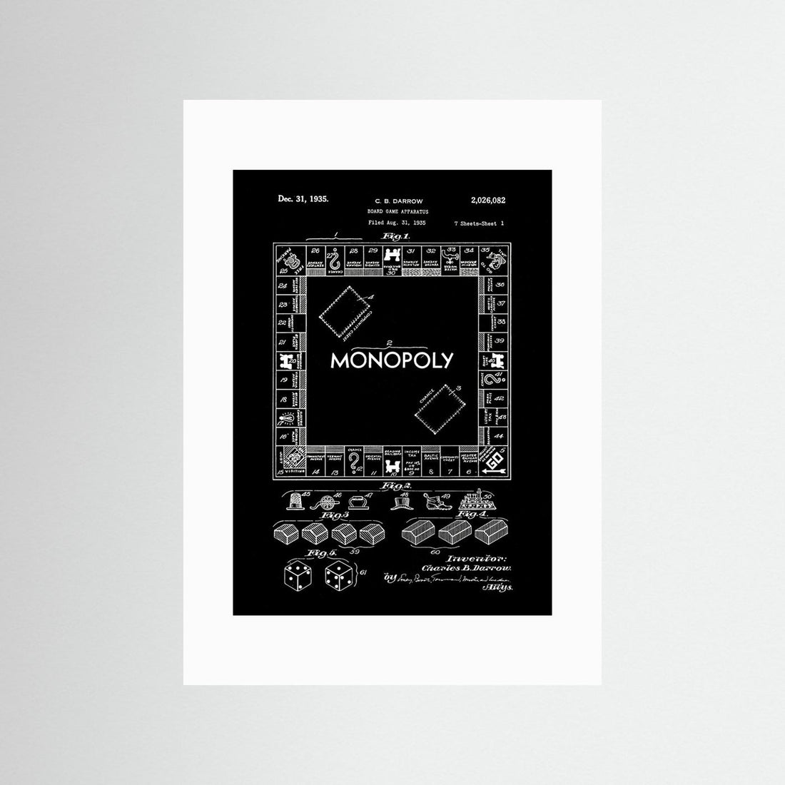Board Game Patent 1935 by Andreas Magnusson