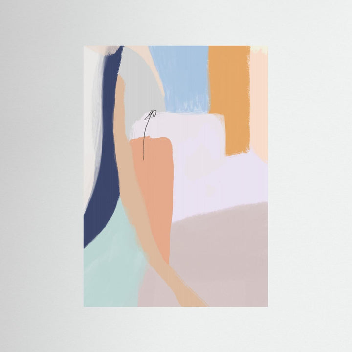 Soft Pastel Hues and Bold Brushstrokes by Uplusmestudio