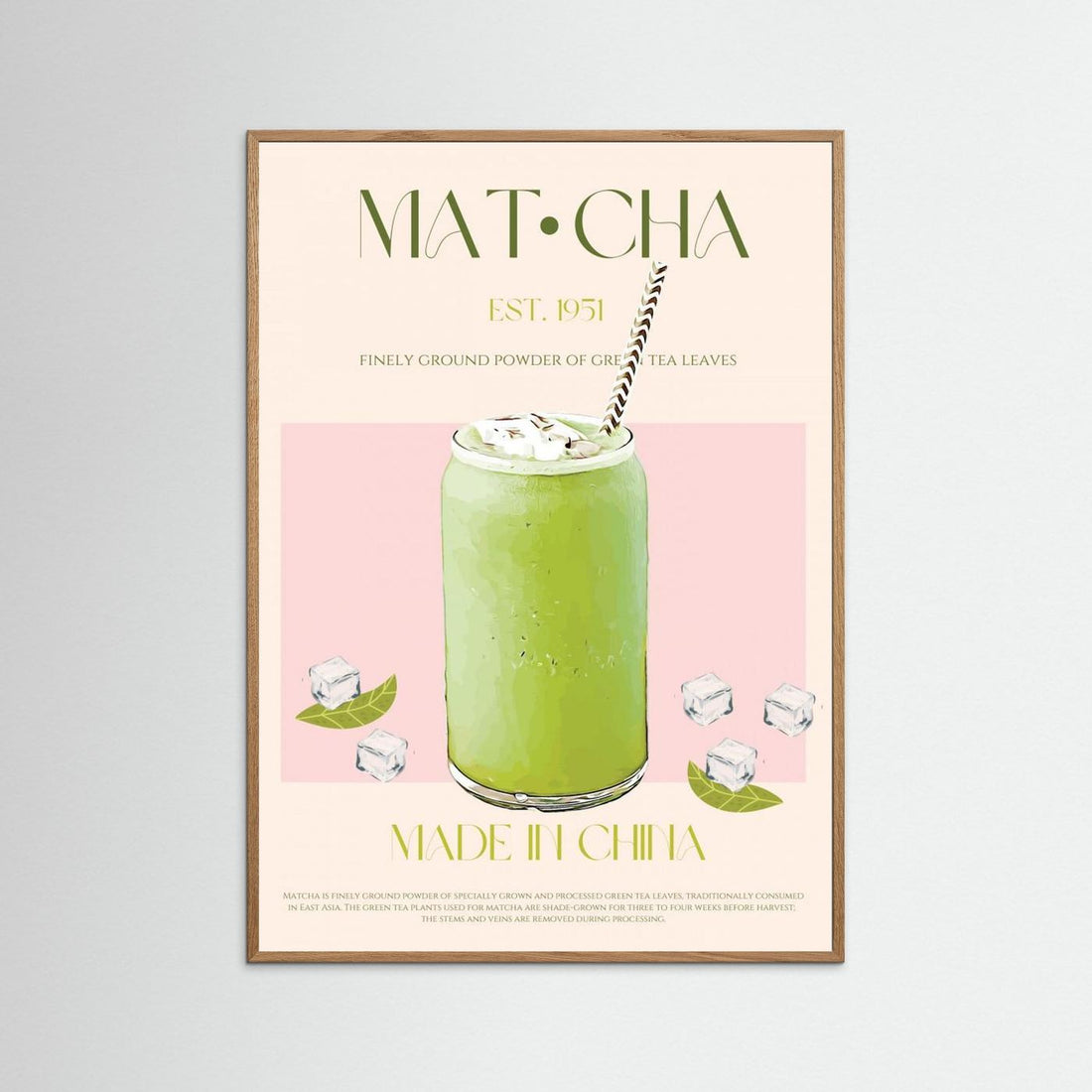 Chilled Matcha Drink by Nazma Khokhar