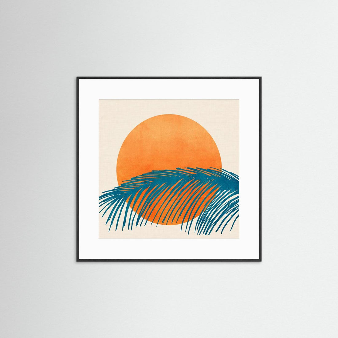 Retro Tropical Sunset by Kristian Gallagher