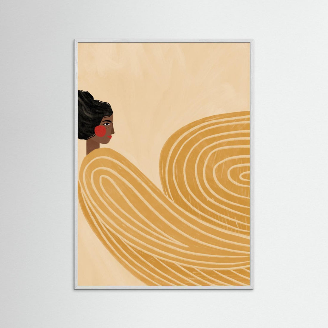 The Woman With the Yellow Stripes by Bea Müller