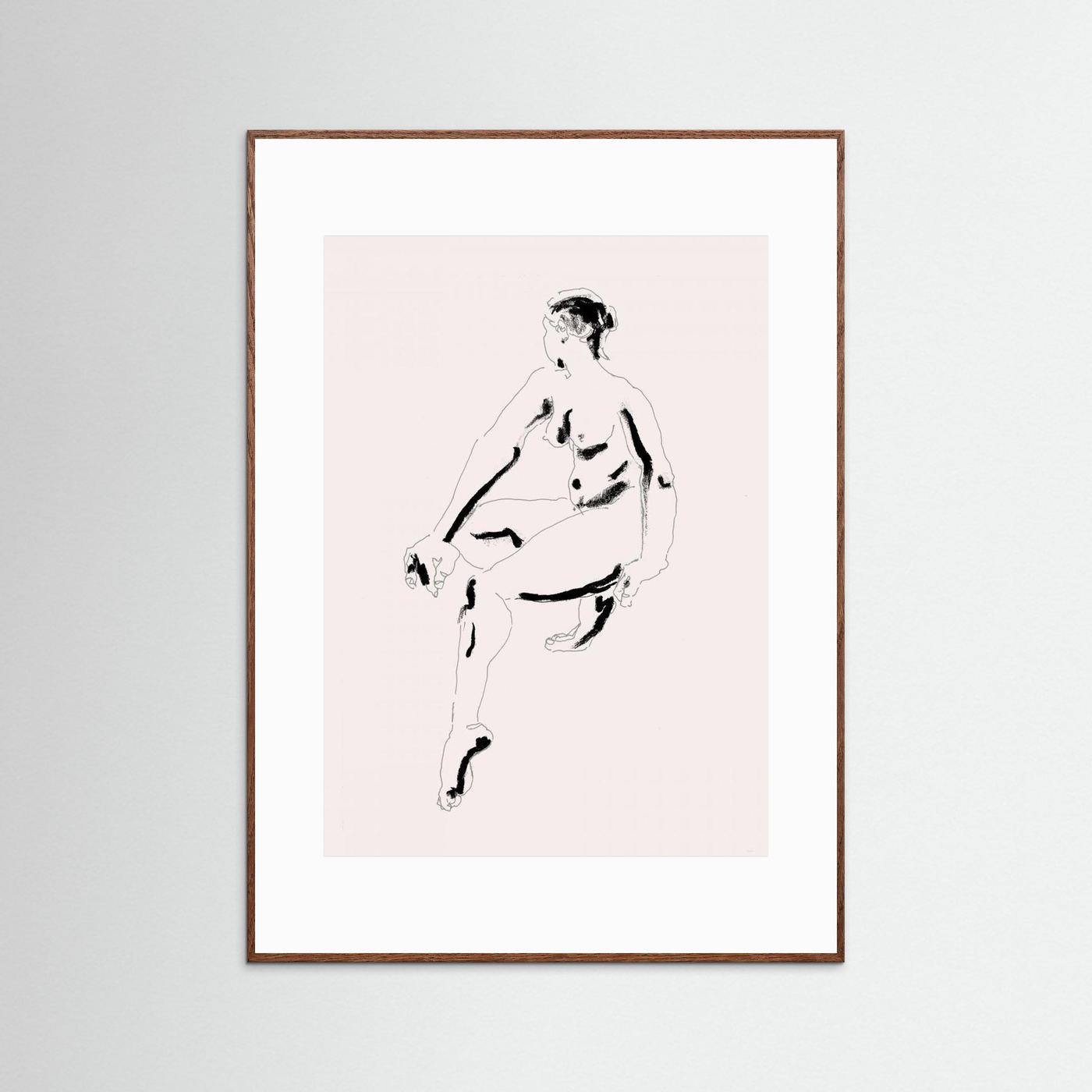 Naked Woman Black and White by Francesco Gulina