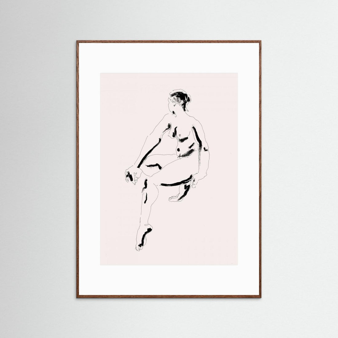 Naked Woman Black and White by Francesco Gulina
