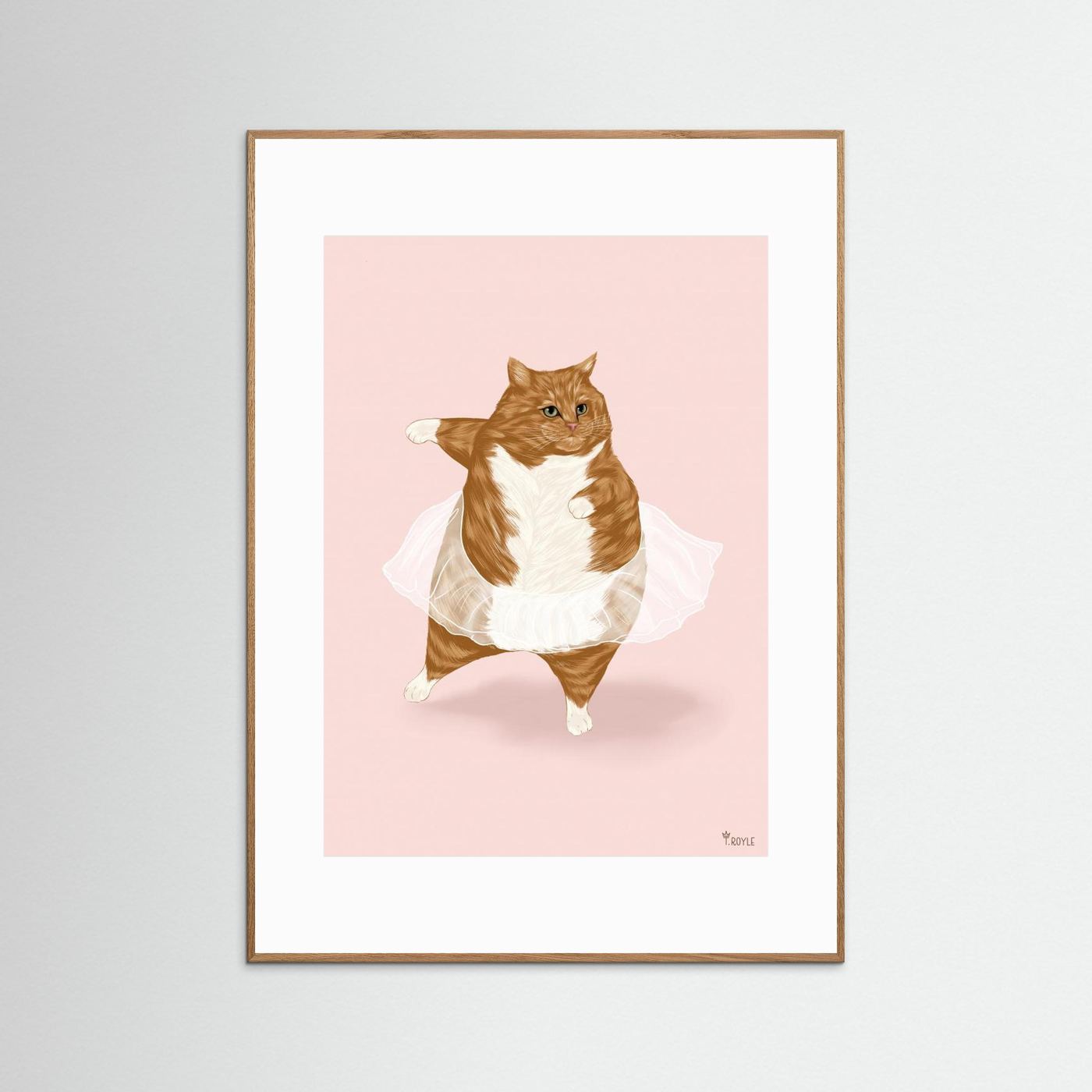 Ballet Cat - 'I can do anything I dream of' by Tara Royle