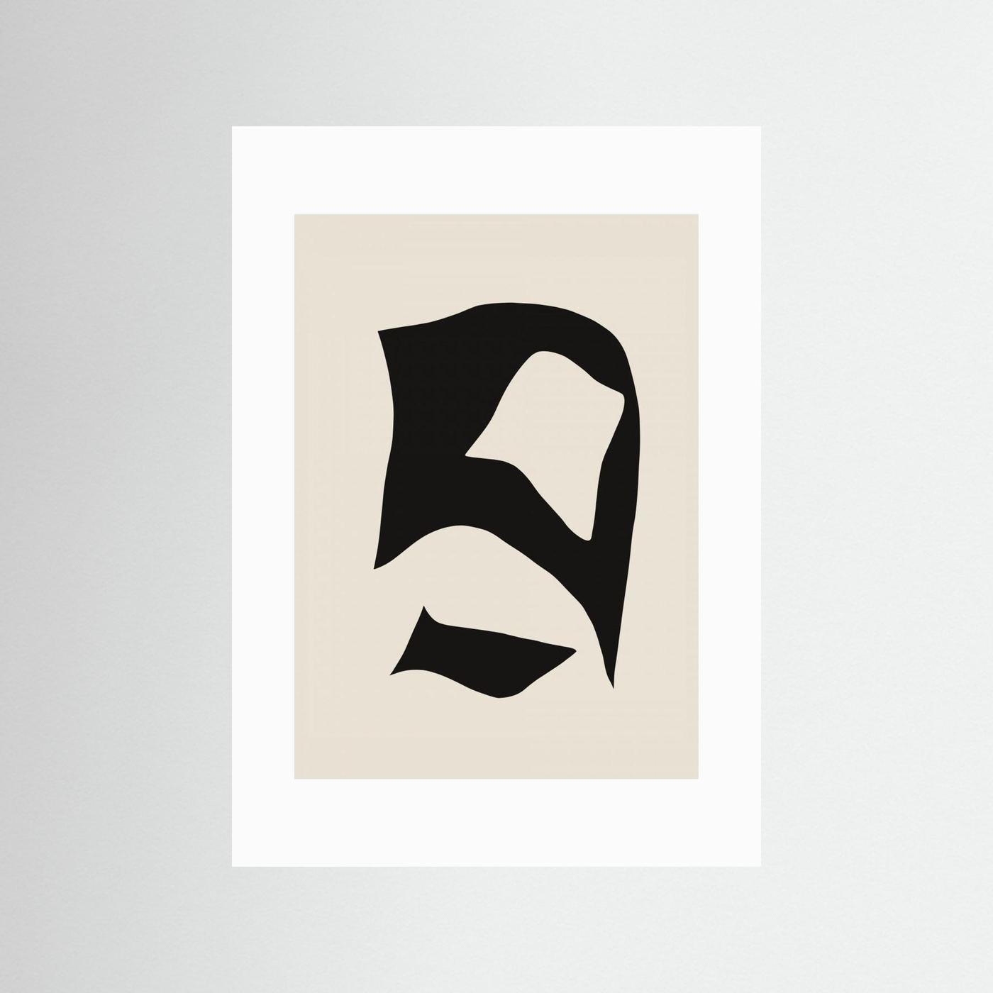 Distorted Black Cut Out by Little Dean