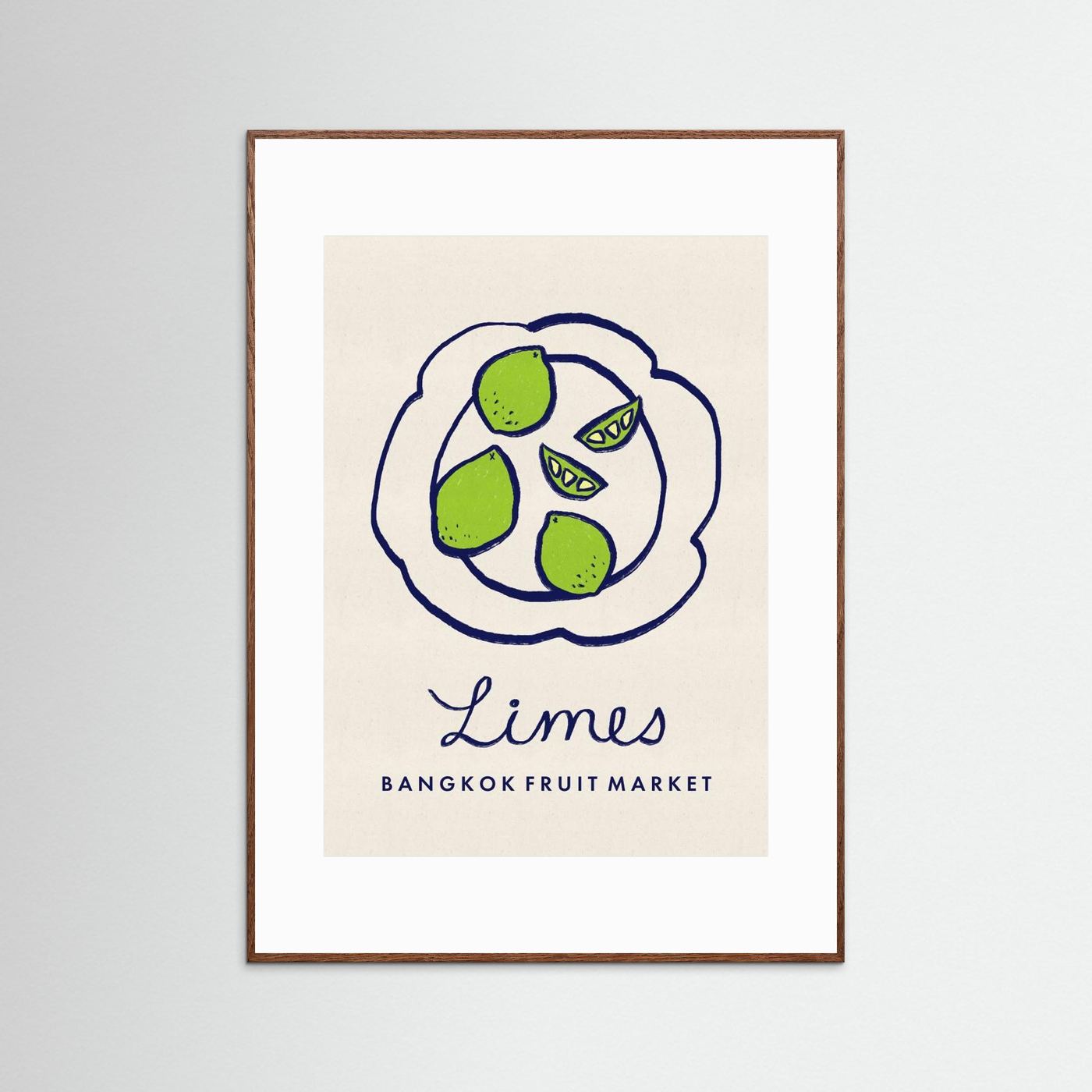 Limes Bangkok Food Market Thailand by Dirkie Nell