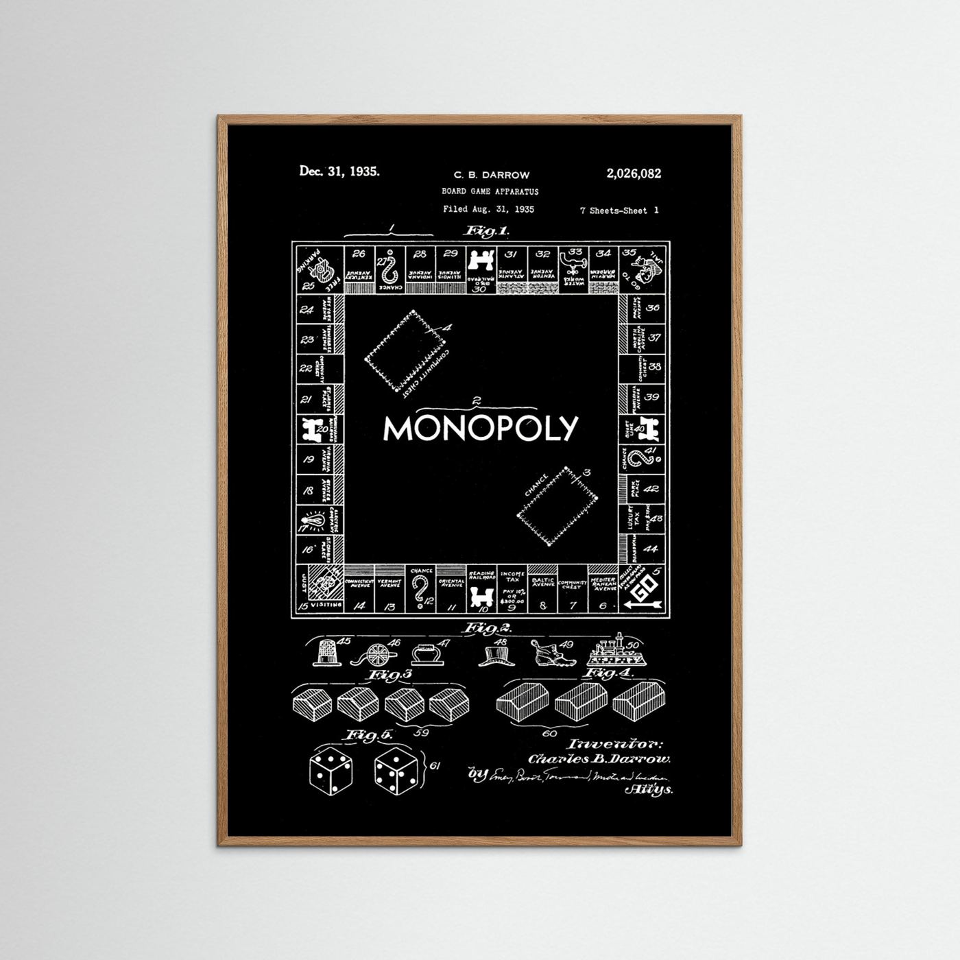 Board Game Patent 1935 by Andreas Magnusson
