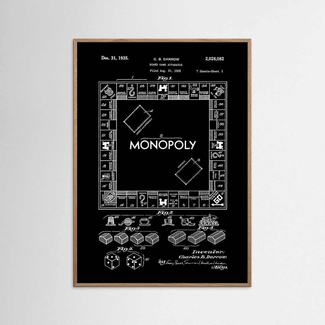 Board Game Patent 1935 by Andreas Magnusson