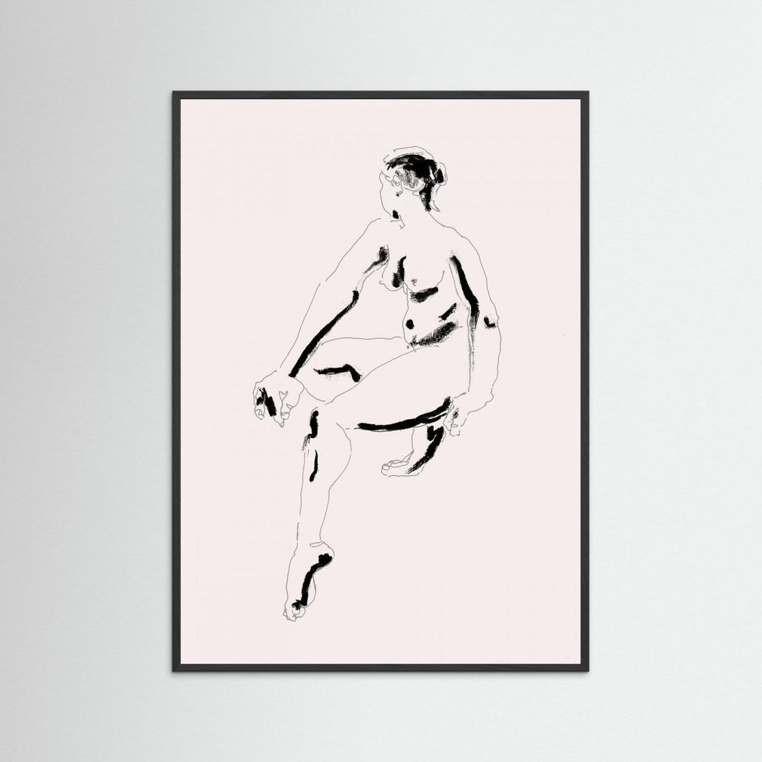 Naked Woman Black and White by Francesco Gulina
