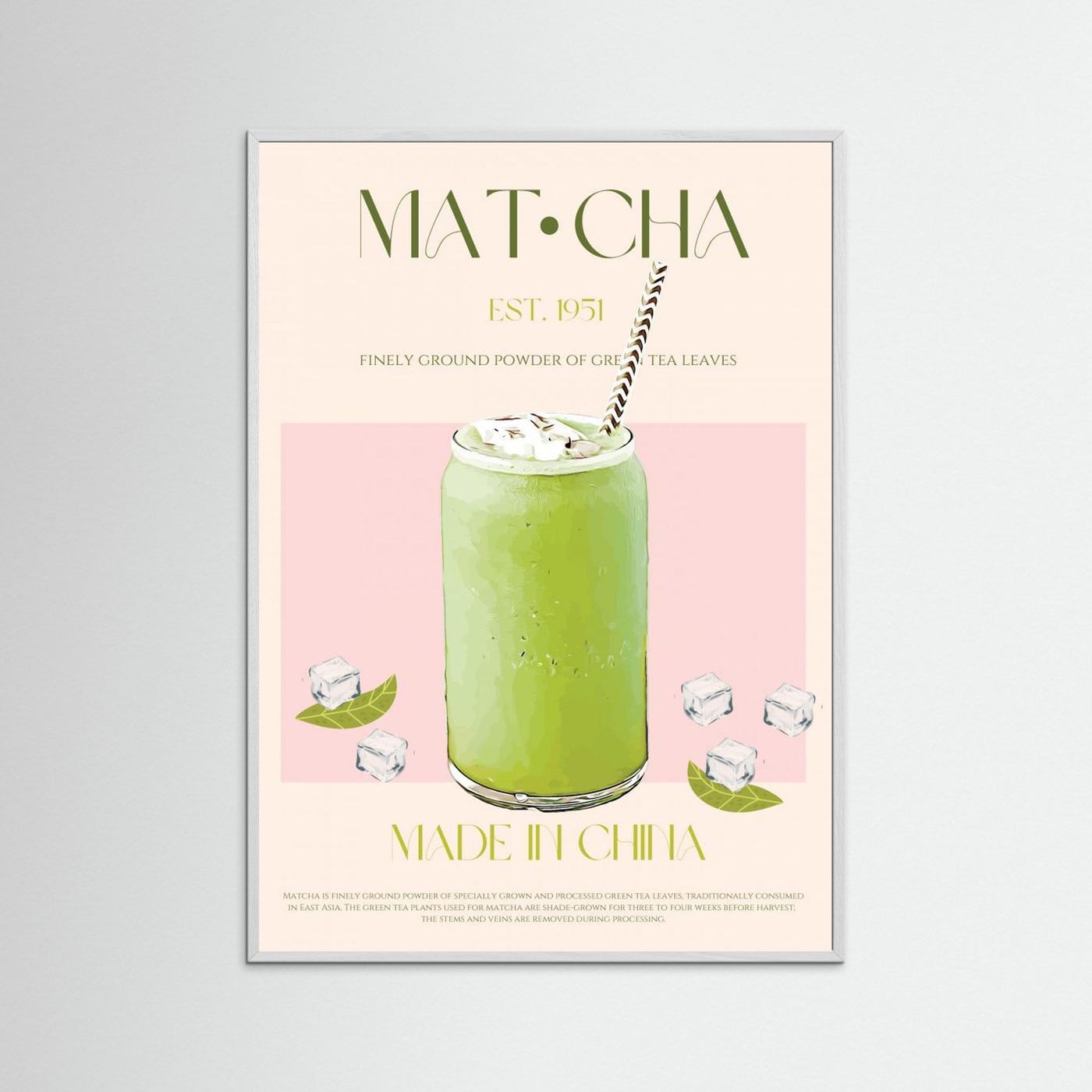 Chilled Matcha Drink by Nazma Khokhar