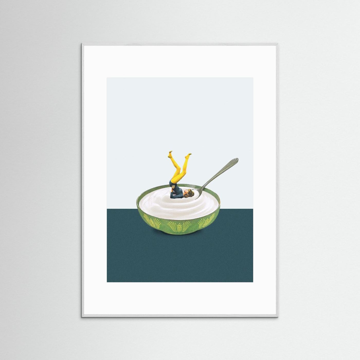 Yoga in my yogurt by Maarten Léon