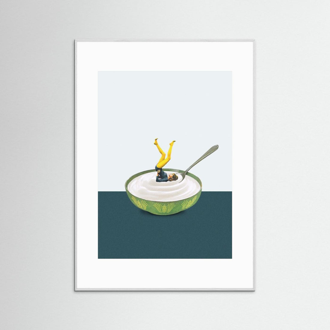 Yoga in my yogurt by Maarten Léon