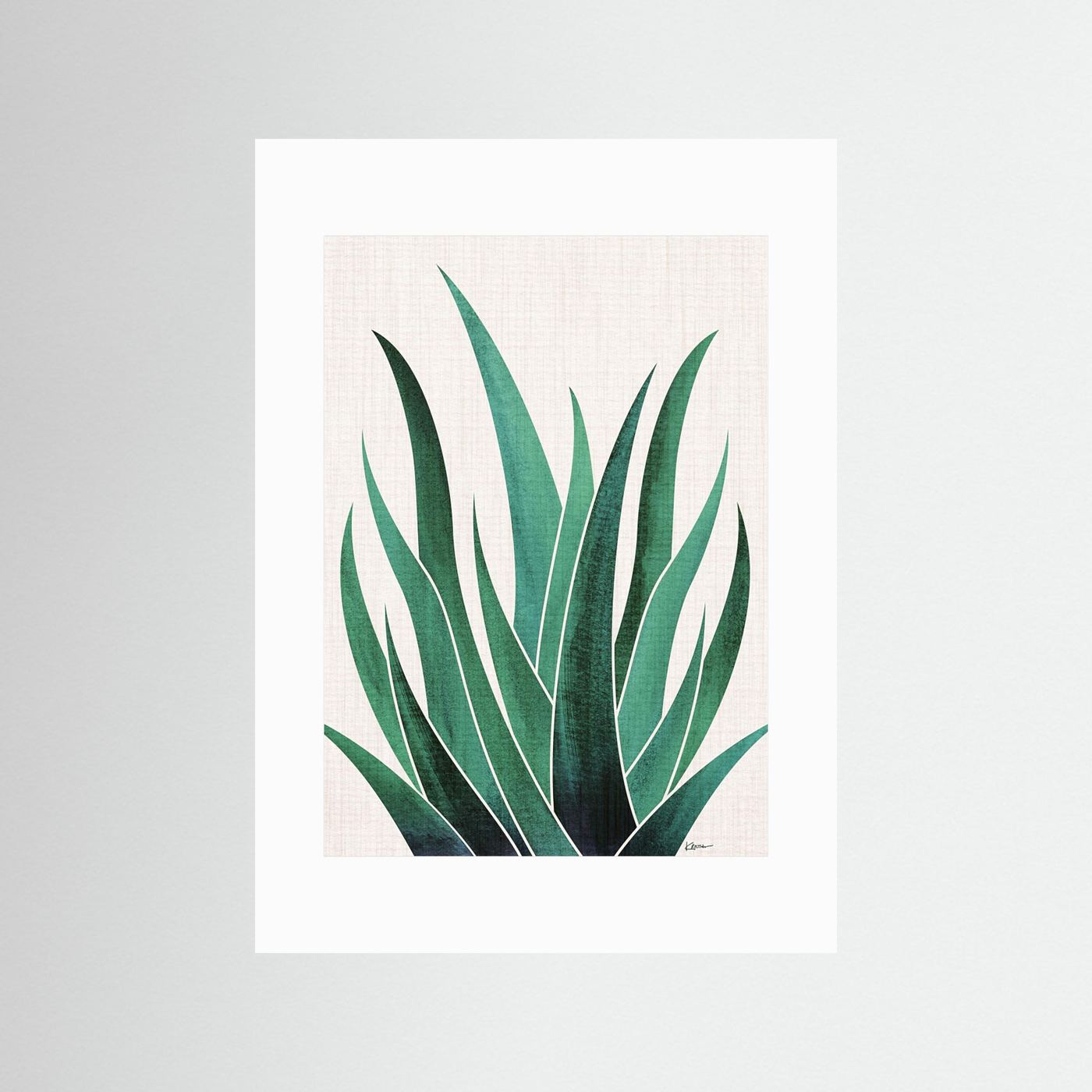 Desert Agave Cactus by Kristian Gallagher