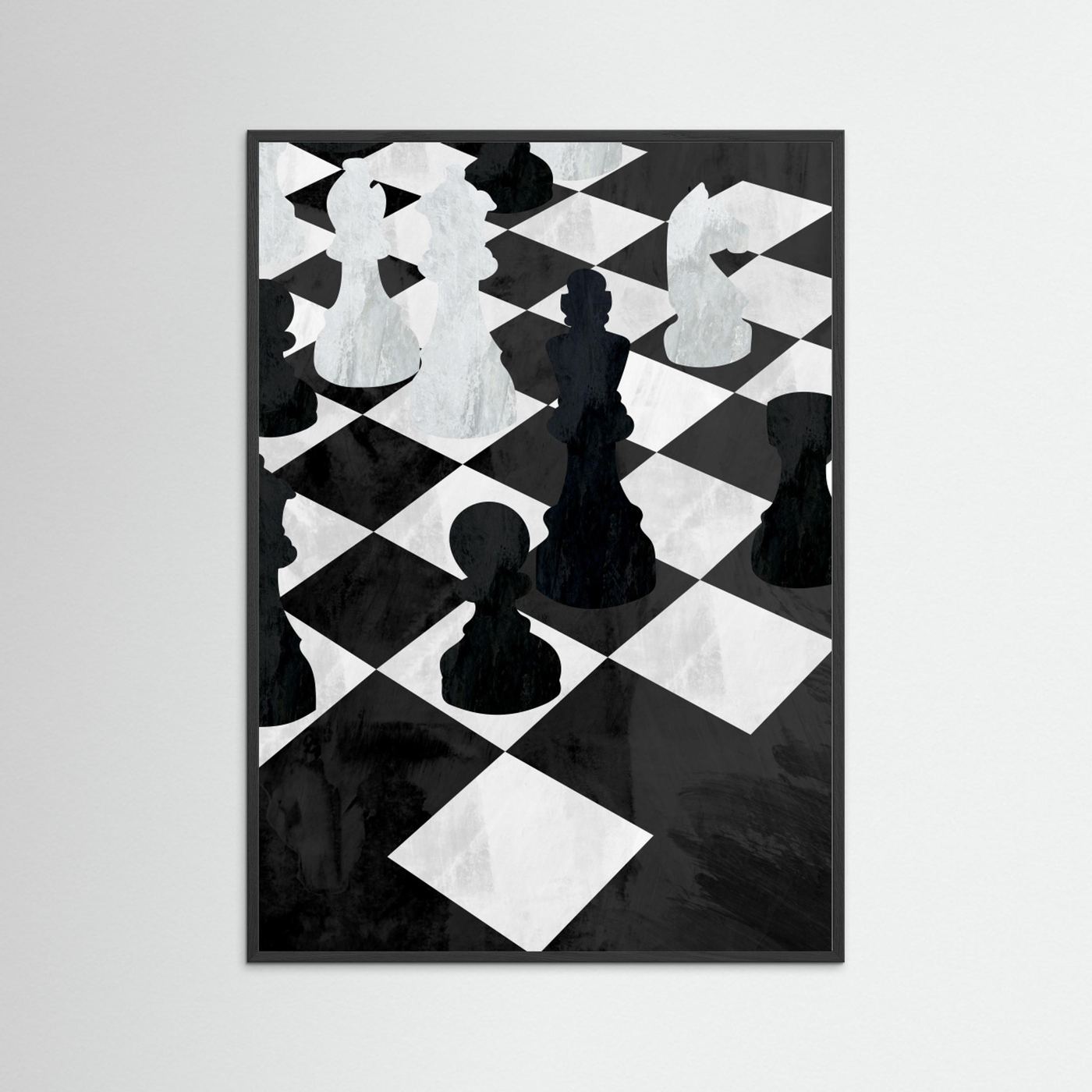 Chess black and white by Sarah Manovski
