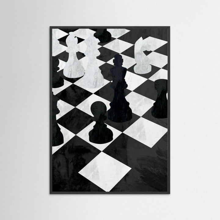 Chess black and white by Sarah Manovski