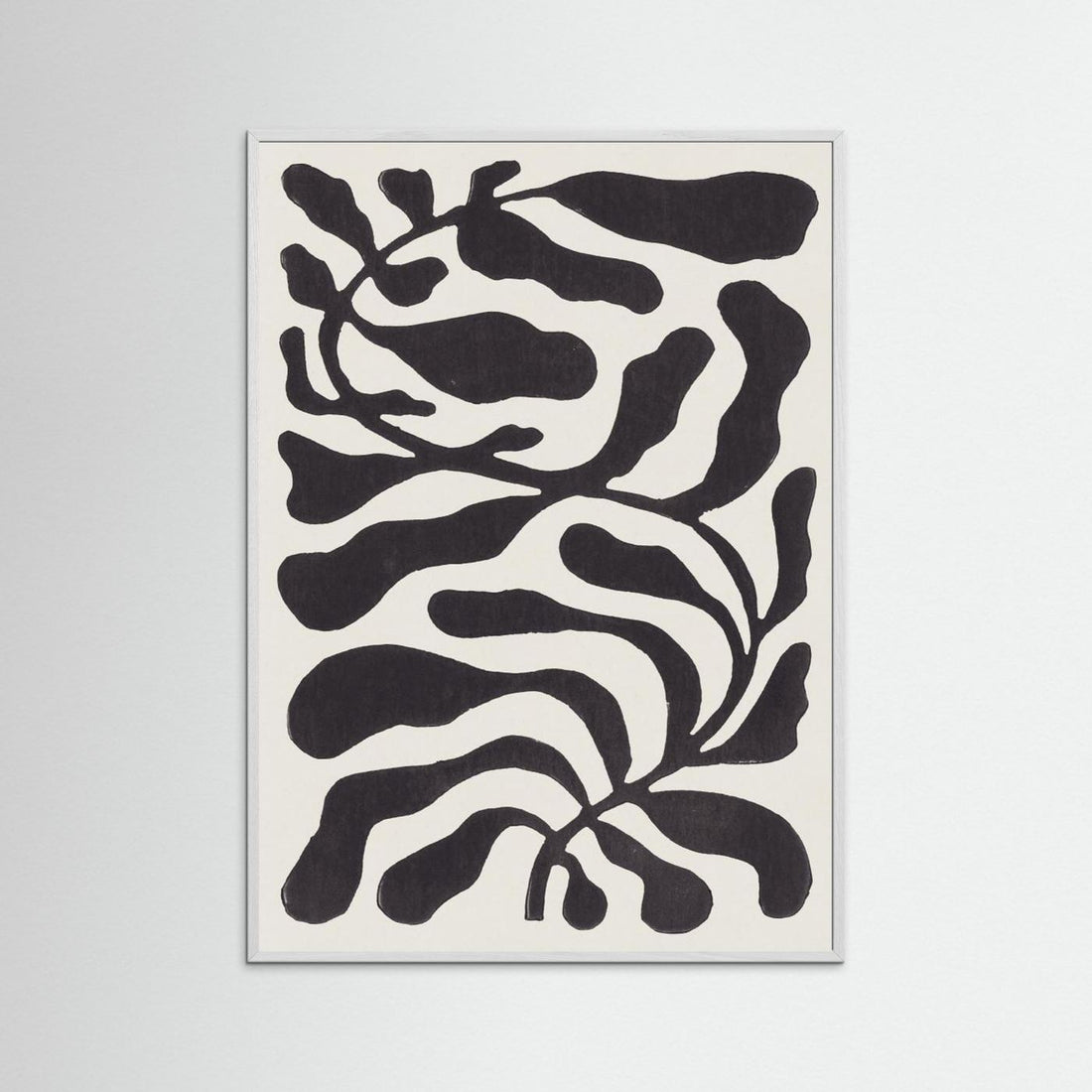One Hundred-Leaved Plant #21 / Lino Print by Alisa Galitsyna