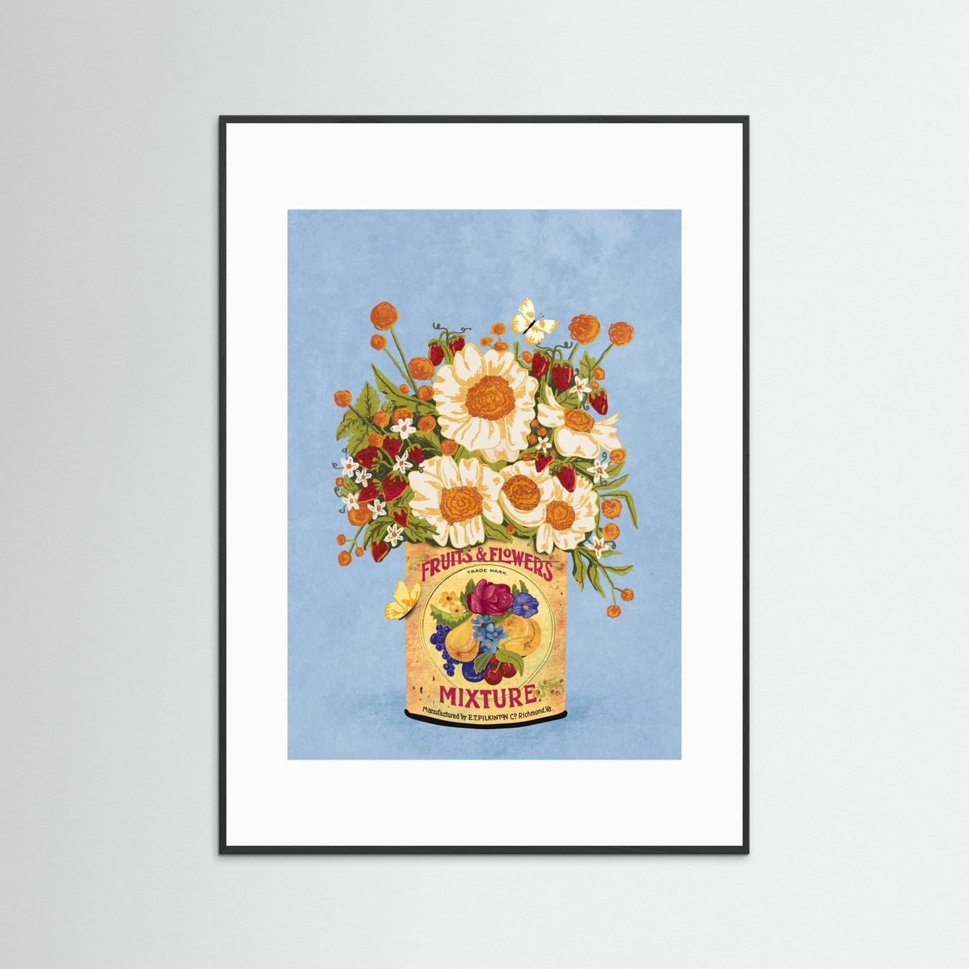 Flowers In a Vintage Tea Can by Raissa Oltmanns
