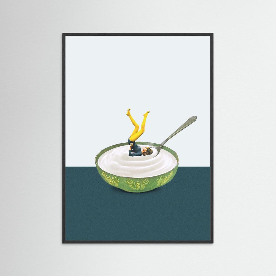 Yoga in my yogurt by Maarten Léon