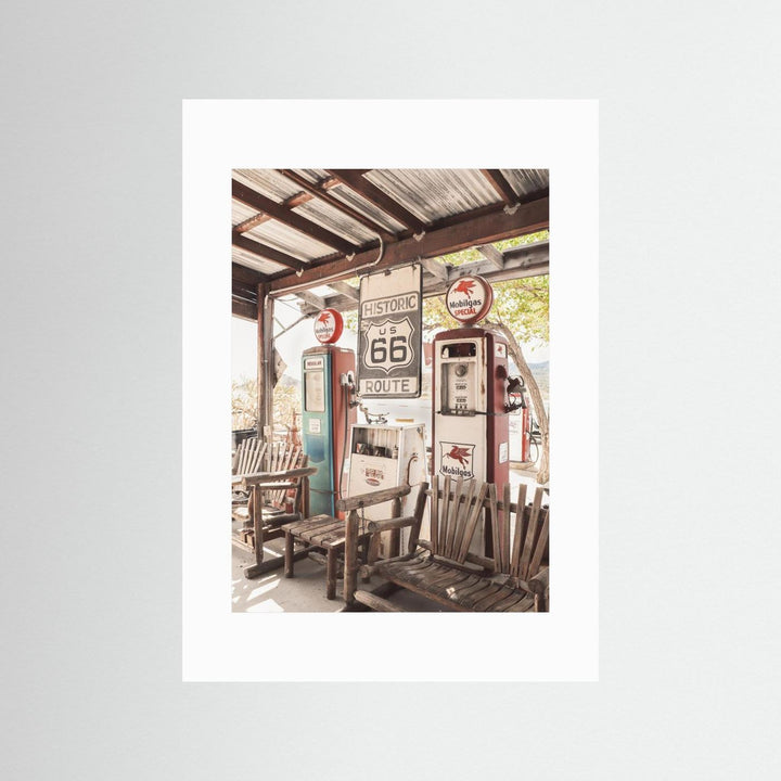 Route 66 Gas Station by Henrike Schenk
