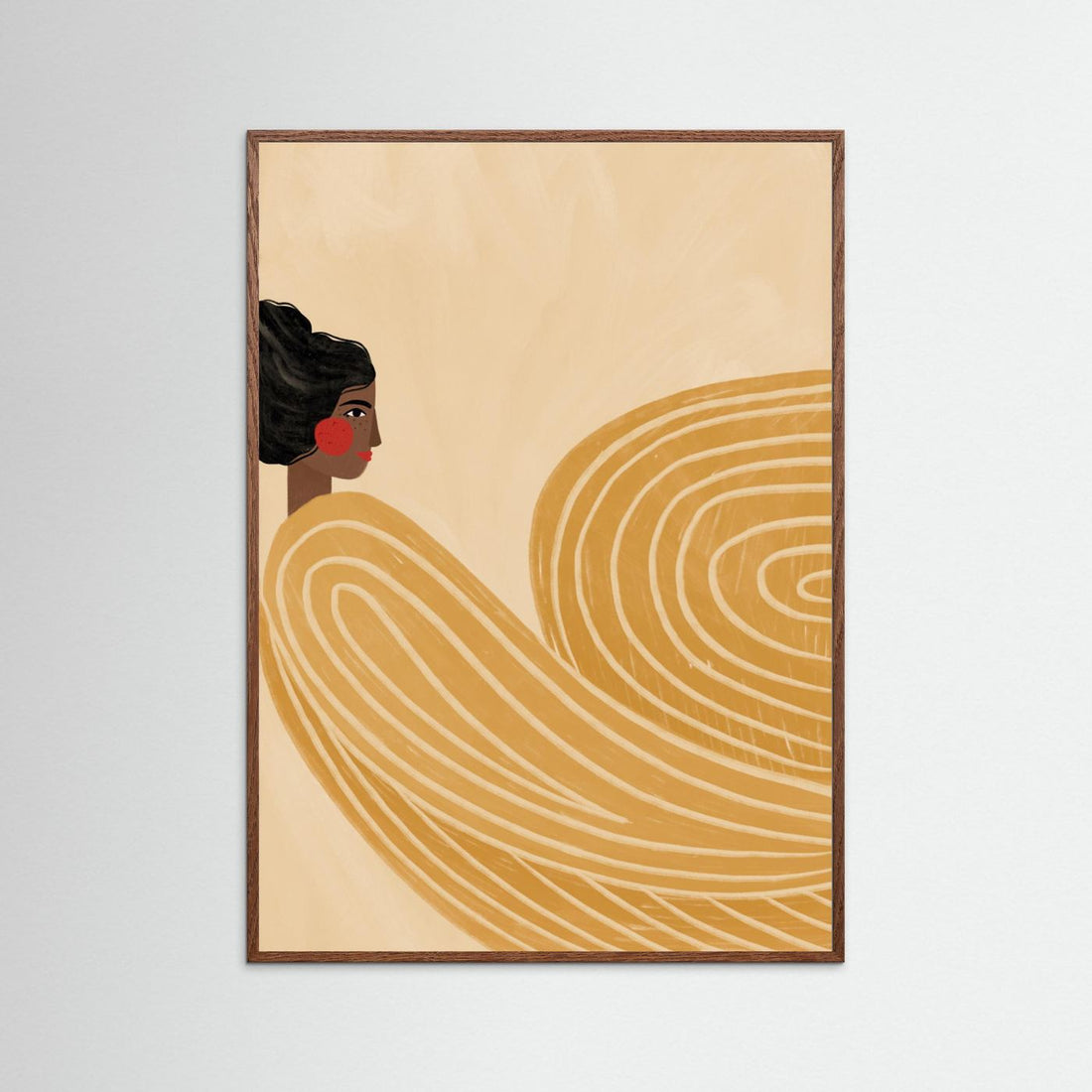 The Woman With the Yellow Stripes by Bea Müller
