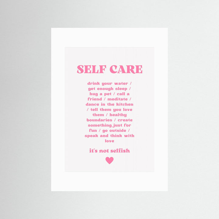 Self Care by Athene Fritsch