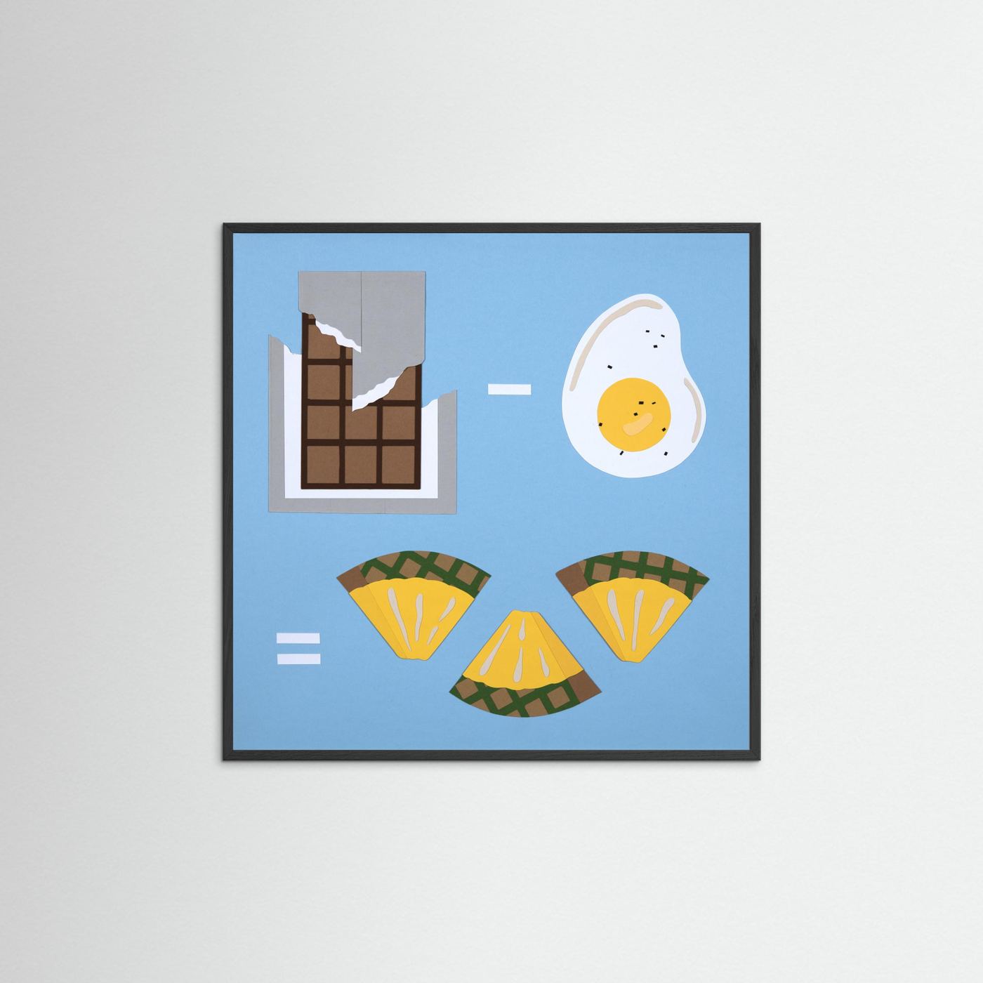 Food Math: Chocolate - Egg = Pineapple by Rankin Willard