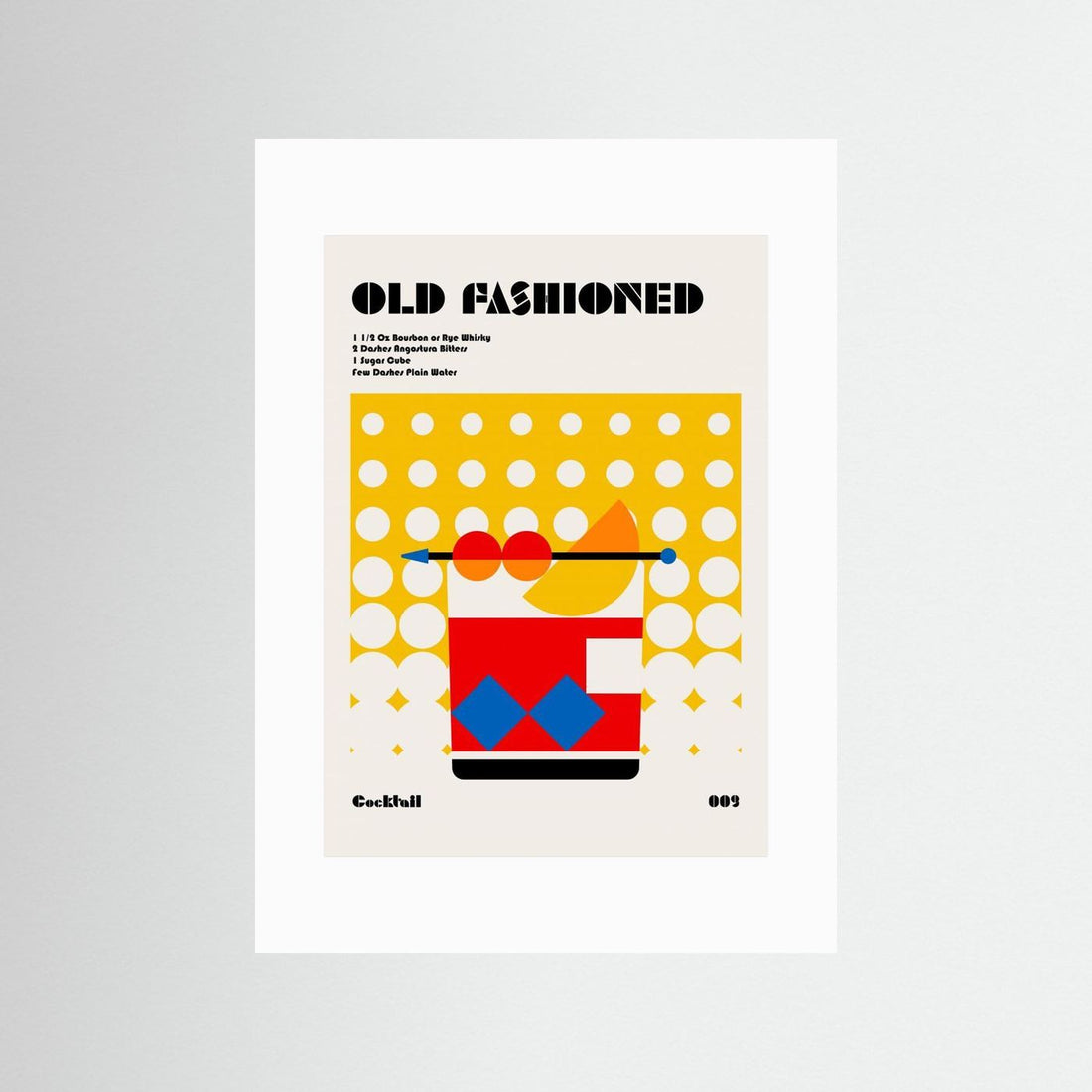 Old Fashioned Bauhaus Cocktail by Retrodrome