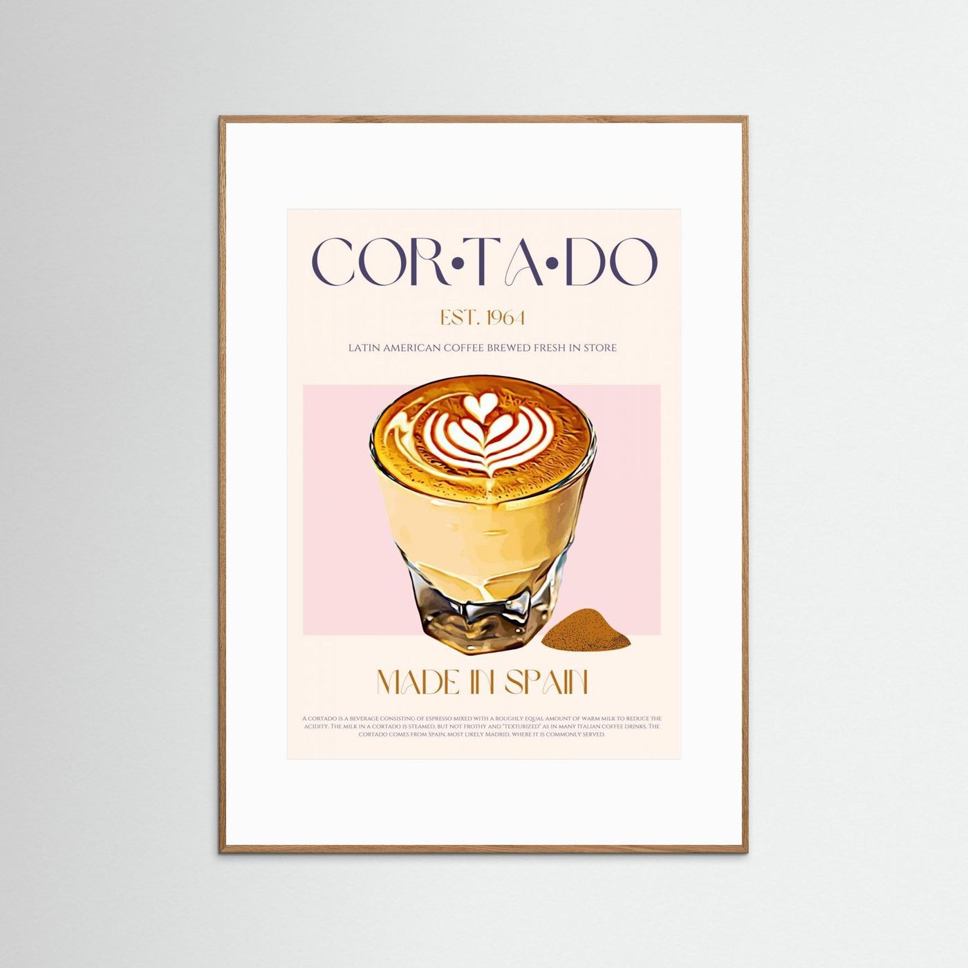 Cortado Coffee by Nazma Khokhar